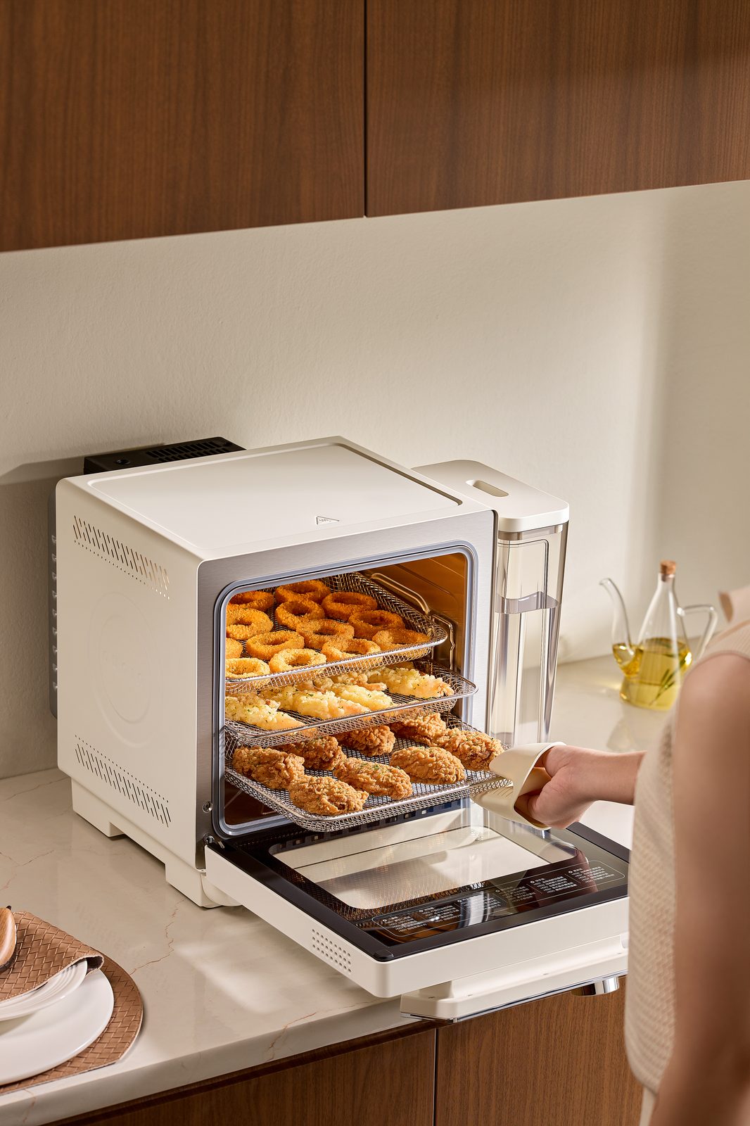 The compact 14L Certainty Oven with three racks of bakes